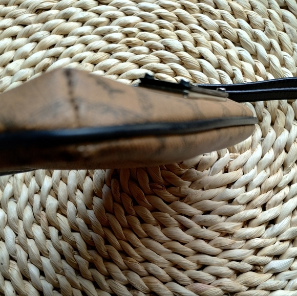 L.A.M.B. Saddle Brown and Black Wristlet - Picture 5 of 7